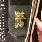 Heart in D Black With Rhinestones Peeptoe Stiletto Size 10 Photo 9