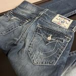 True Religion  Y2K low rise World Tour jeans Straight with flaps, sz 29 Photo 5