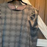 Cato Black and White Boxy Blouse Photo 3