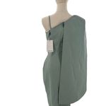 Lavish Lice Lavish Alice Asymmetric Cape Overlay Pleated Cocktail Dress, A42 Photo 1