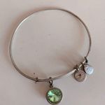 ALEX AND ANI  Peridot Birthstone Charm Bangle, August Photo 0
