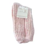 LEMON Chunky Knit Sweater Socks Pink & Mint One Size NEW Photo 3
