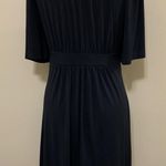 To The Max Black 3/4 Sleeve Medium Dress Photo 4