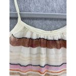 MM Couture  Miss Me Women's Blouse Sleeveless 100% silk Beaded Size Medium Photo 8