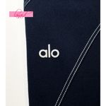 Alo Yoga Alo High-Waist Sunray Leggings Navy Ivory Alosoft Hi-Rise Waisted Tights Skinny Photo 7