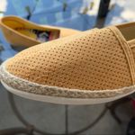 Maurice's Flat Slip On Braided Espadrilles in Yellow/White - Size 9.5 Photo 12