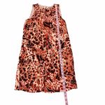 H&M  Sleeveless Dress Keyhole Batik‎ Printed Back Pink Orange Size 2 Photo 4