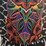 Trina Turk  Colorful Strapless Ikat Print Wide Leg Jumpsuit Size Small Photo 12