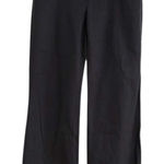Club Monaco  Navy Linen Blend Wide Leg Pants Size 6 Photo 0