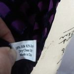 Kenneth Cole  Purple Blue Silk Rayon Mermaid Fringe Scarf Photo 6