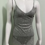 Day & Night Sheer mesh rhinestone sparkle sequins mini dress size small NEW Photo 1