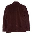BLANK NYC Women’s Brown Corduroy Puff Sleeve single button Blazer Photo 2