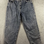 Mom Jeans Women 18‎ High Rise 90s Y2K Boho Denim Pants Blue Photo 0