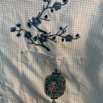 Las Olas Vintage  Appliqué Button Down Size M Photo 1