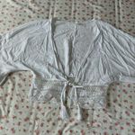 Self Esteem SELFIE White Boho Kimono Cardigan Photo 0