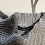 Brandy Melville  Mock Neck Ribbed Crop Top Sweater Women’s One Size NWOT Photo 3