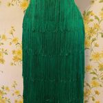 Women Fringe Pencil Skirts green size medium Photo 3