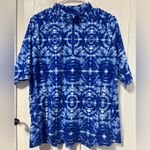 Coolibar Blue Short sleeve 1/4 zip sun protection top size xxl Photo 0