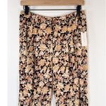 Anthropologie NWT Women Pants Brown Diandra Pleated Jogger Floral Trouser Size 2 Photo 6