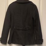 Active Basic Women's Black  Fleece Peacoat Jacket Size Med EUC #3571 Photo 4