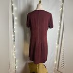 Chelsea and Violet  Burgundy Sheath Mini Dress Photo 1