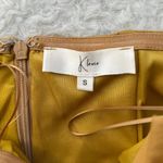 Klesis Golden Brown Corset Bubble Dress Size Small Tan Photo 11