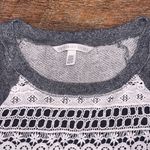 Victoria's Secret 🩶Victoria Secret Lace Shortsleeved Sweatshirt Photo 5
