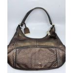 Cole Haan Leather Crossbody Brown Gold Customized Photo 7