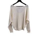 Free People  Santa Clara Thermal Shirt White Size Small‎ New Photo 6