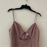 Revolve Superdown Grabriella Cut Out Pink Sparkle Mini Dress Size M Photo 3