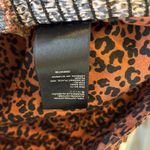 Urban Outfitters  Leopard Print Strapless Crop Top Ruffle Trim Smocked Size S Photo 6