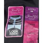 Lee Riders by  Slim Net Slimming Jeans Womens 8 Black Denim Straight Leg Stretch Photo 10