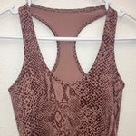 Lululemon cool racerback tank Snake Print berry women’s size 2 Photo 3