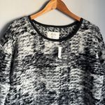 Madewell NEW  Hi LineBirmingham Black/White Sweater Wool Photo 2