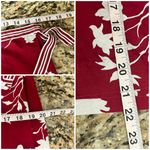 White Stag VTG Y2K  Red Floral Wrap Skirt Women’s 12 – Hawaiian Cotton Midi Photo 3