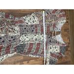 American Eagle  Outfitters Romper Small Paisley‎ Boho  Long Sleeve Photo 11