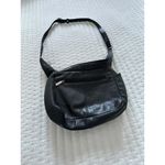 wilson's leather Vintage Wilson’s Genuine Leather Shoulder Bag Black Purse Photo 13