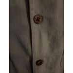 Island‎ Republic Silk Button Down Shirt Men's Size L Short Sleeve Beige Textured Green Size L Photo 2