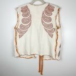 Anthropologie By  Embroidered Sherpa Vest Photo 4