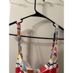 Women's Colorful Swim Tankini Top Criss Cross Strap Padded Cups Size XL Photo 8