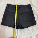Uniqlo NWOT Dark Gray High Rise Denim Jean Shorts Size 27 Small Photo 8