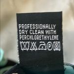 Etcetera  Aqua and Brown Leaf Print Midi Dress Photo 9