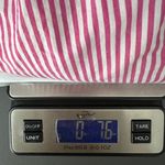 Free Assembly Striped Long Sleeve Ruffle Hem Womens Cotton Top Size XL Pullover Pink Photo 11