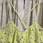 ASOS Sheer Floral Trapeze Mini Dress Photo 1