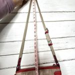 Coach Tan Pink Orange Leather Crossbody Messenger Bag Purse Photo 9