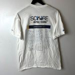 2012 Score Intel Core T Shirt Medium M White Graphic Tee Photo 2