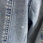 Christine Alexander Trucker Jacket Women L Blue Denim Rhinestone Mandala Crystal Size L Photo 2