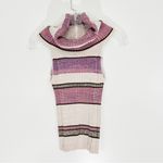 Free People  Carly Striped Cowl Neck Turtleneck Top Size XS Photo 3