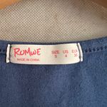 Romwe  SMALL Blue Crop Top Set of 2 Short Sleeve Shirts Photo 13