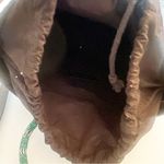 Elizabeth and James Elizabeth‎ and James Drawstring Black Bucket Bag Purse With Beaded Round Handles Photo 3